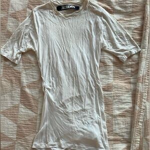 Jacquemus-  - white ribbed tee S